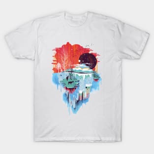 forest hill painting design T-Shirt